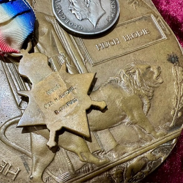 WW1 Medals and Death Plaque 2